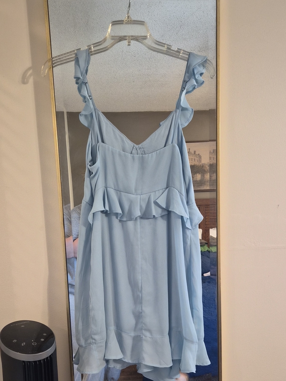 Light Blue Ruffle Dress - Picture 3 of 3